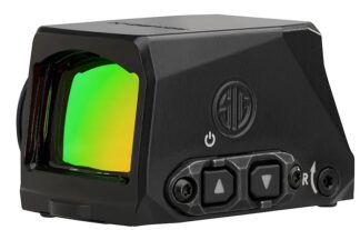 Sig Sauer Romeo-X SIG-LOC Compact 1x Red Dot Sight, Enclosed, 3 MOA Green Dot, Black