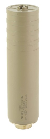 Otter Creek Labs Polonium 30 7.62mm Direct Thread Suppressor, 5/8x24, Stainless, FDE