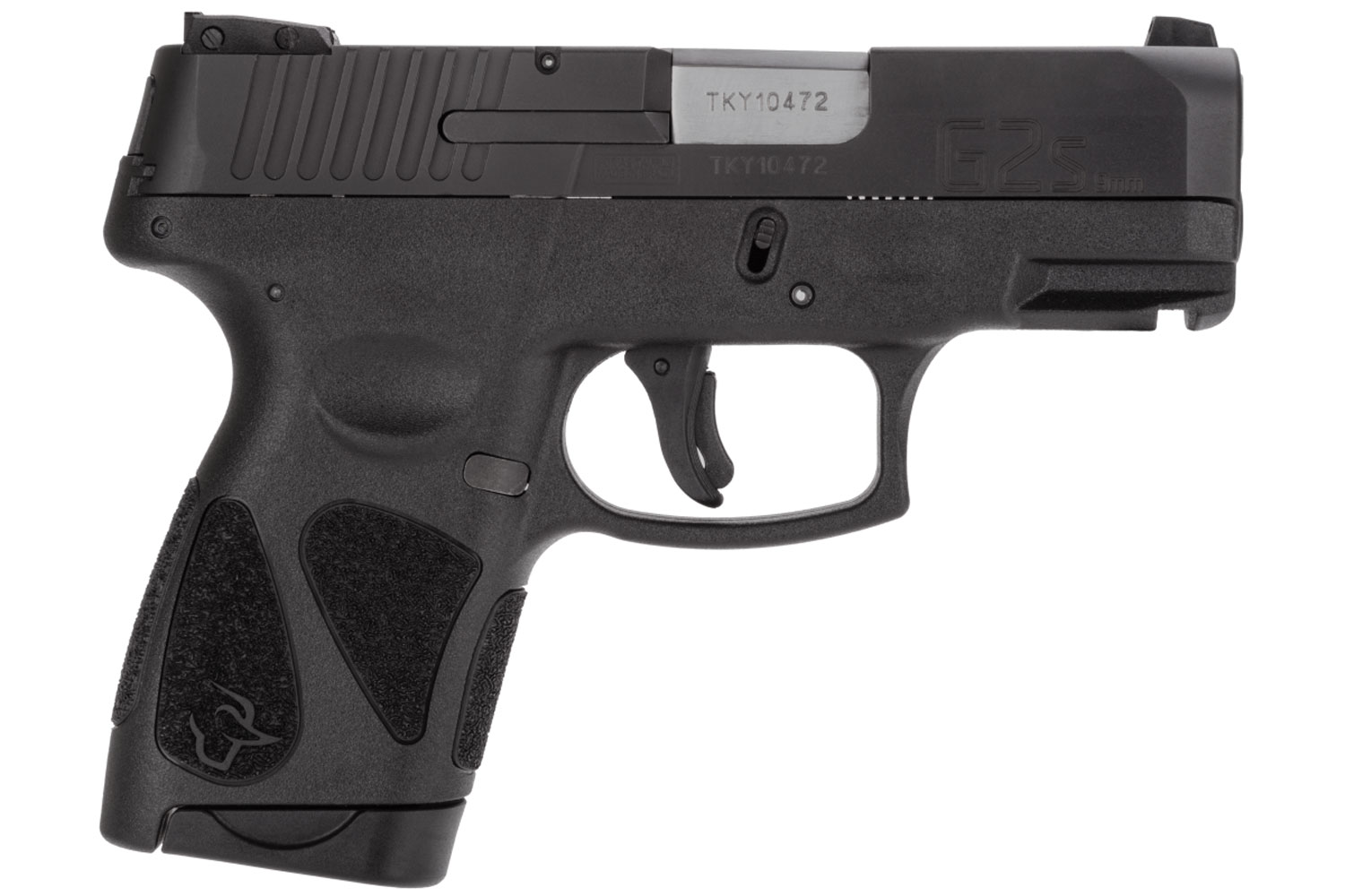 Taurus G2S 9mm Striker-Fired Single Action 3.26in 7+1 Black Polymer, Matte Black Serrated Slide