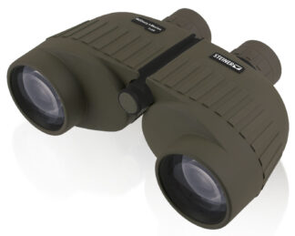 Steiner Military-Marine 7x50 Porro Binoculars with Sports-Auto Focus, OD Green Makrolon Rubber Armor