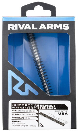 RIVAL ARMS Guide Rod Assembly for CZ 75 SP-01 Shadow Target II (Black Stainless Steel)