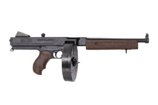 Thompson TA510D 1927A-1 Deluxe 45 ACP Caliber with 10.50" Barrel, 10+1 Capacity (Drum), Blued Metal Finish, Walnut Grip Right Hand