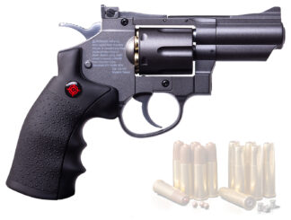 Crosman SNR357 CO2 Air Pistol .177 6-Round Revolver Thumbreak, Fixed Front/Adj Rear Sights