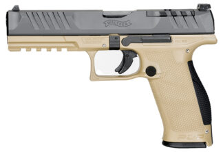 Walther PDP Full-Size 9mm 5 in Optics Ready Two-Tone Tan