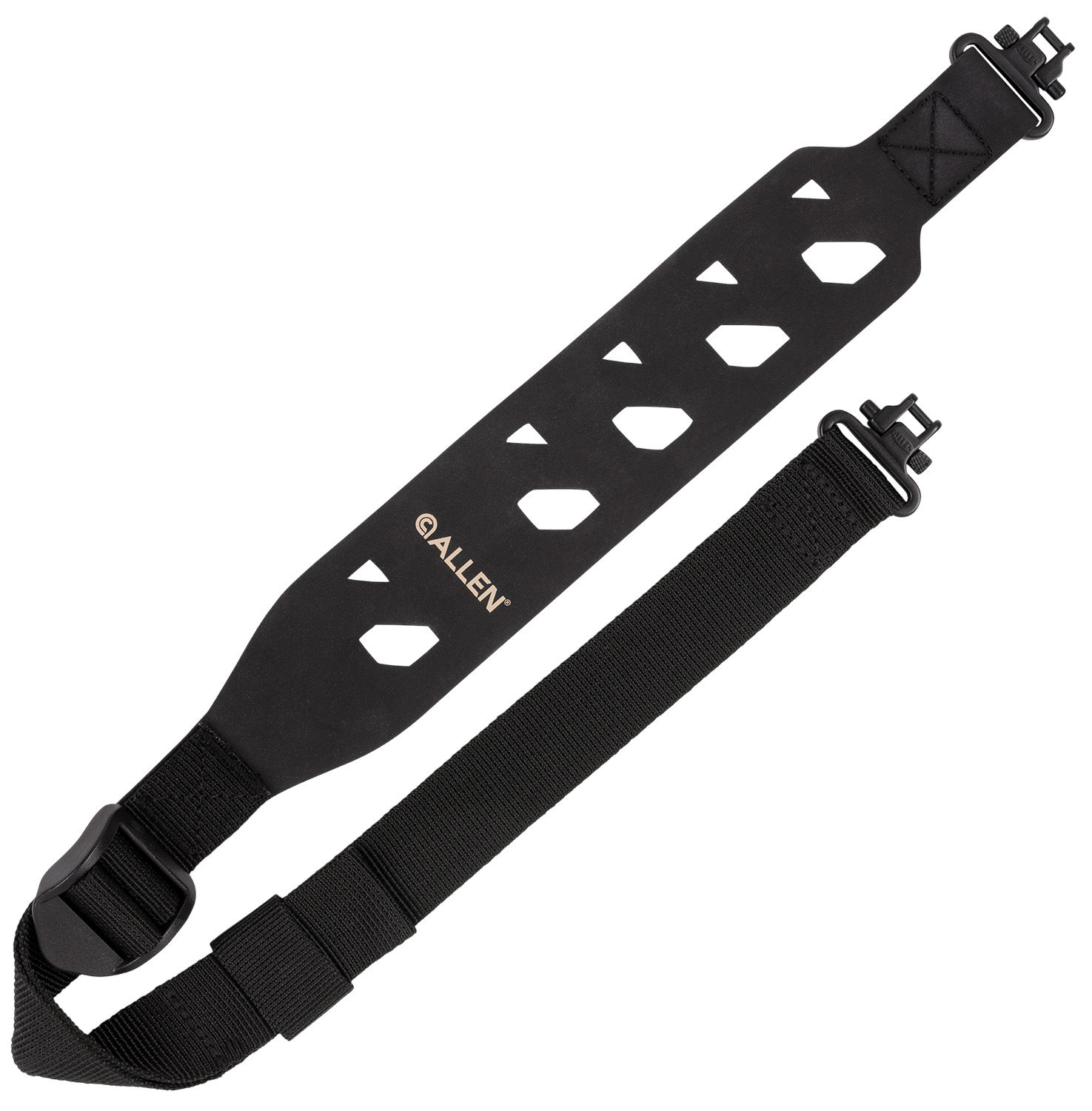 Allen Hyperlite Sling W/ Swivels, Black, 9 in Length