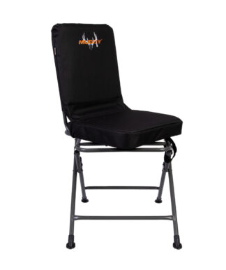 Muddy Outdoors Padded Swivel Chair Black 300 Denier Polyester Fabric/Polyethylene Foam Seat