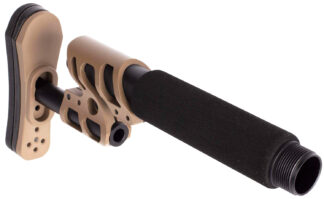 Odin Works Zulu 2.0 Adjustable Stock Kit FDE 6061 Aluminum with Padded Intermediate Buffer Tube