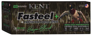 Kent Cartridge CC123FSP363X5 12 Gauge 3 in Shell 1 1/4 oz Fasteel/Precision Steel Shot 100/Box