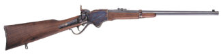 Cimarron AS530 1865 Spencer 45 Long Colt 7+1 20" Blued Round Barrel, Color Case Hardened Receiver, Walnut Stock, Right Hand