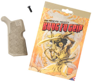 Die Free Kung Fu Grip for AR15/M4 and AR10/SR25, Flat Dark Earth Nylon Grip