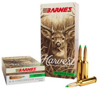 Barnes Harvest Collection 6.5mm Creedmoor 140 gr Tipped GameKing Ballistic Tip, 20 Rounds/Box