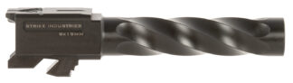 Strike Industries Glock 19 9mm Spiral Fluted Barrel, Black Nitride Stainless Steel
