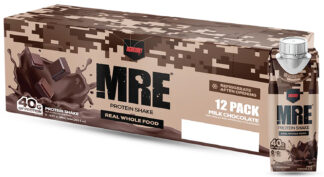 RedCon1 MRE Ready to Drink Protein Shake, Milk Chocolate, 14 oz (12-Pack)