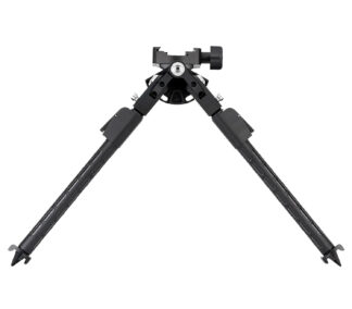 Mdt Sporting Goods Inc 106343BLK CKYE-POD Single Pull Bipod 9-15" High Black Anodized Aluminum