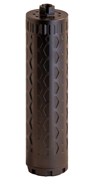 BOE Suppression Mod1S 5.56 NATO Suppressor, Mono-Core, Black Titanium/Inconel, 1.375x24