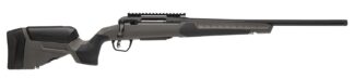 Savage Arms 32529 110 Core Hunter 7mm-08 Rem 4+1 20" Fluted Barrel, Flat Dark Gray AccuStock w/AccuFit V2 Synthetic Stock, Right Hand