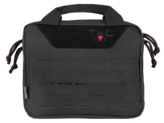 Tac Six Crew Tactical Pistol Case Black, 2-Gun, 10 in x 8 in