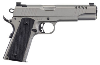 Auto-Ordnance 1911 .45 ACP Semi-Auto, 5 in Barrel, Stainless, Night Sights, Grey G10 Grips