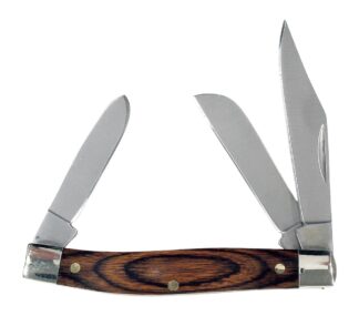 RYNOBLADE KNIVES RUKO RUK0071-CS 440A Folding Pakawood Pocket Knife