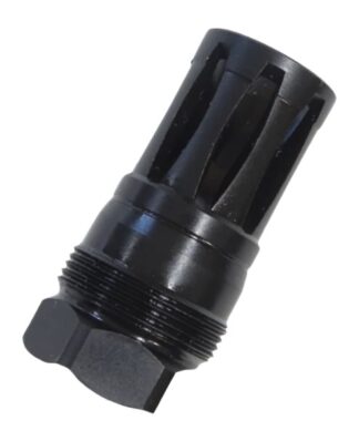 KAK Industry Plan B A2 Flash Hider 1/2X28, .223 REM/5.56 NATO, Nitride Black Finish