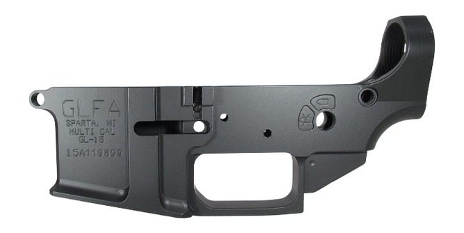 Great Lakes GL15 Multi-Cal Stripped AR15 Lower Receiver