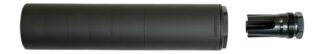 One Horse RYN .30 Cal Titanium Suppressor, Black, 6.7 in, 5/8x24 Direct Thread