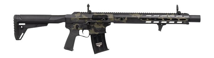 PW ARMS INC Panzer AR12 Pro-L Semi-Auto 12 Gauge 18.5 in Black Barrel, 5+1
