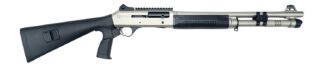 PW Arms Inc Panzer Arms M4 Semi-Auto 12 Gauge 18.5 in Nickel 5+1