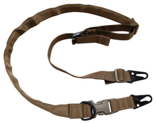 Tac Shield Warrior 2-in-1 Sling Padded Fast Adjust HK Snap Hooks Coyote Tan