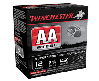 Winchester AA Steel Super Sport Steel 12 Gauge 2.75 in 1 oz #7.5 Sporting Clays