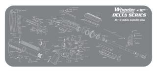 Wheeler Engineering Delta Series AR-15 Maintenance Mat, 47 in Length