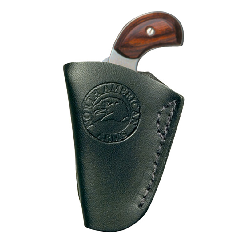 North American Arms Inside-the-Pant Holster with Metal Clip, Black Leather, Magnum Models