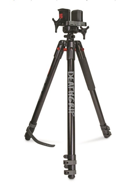 Bog Gear DeathGrip Clamping Tripod 7 in-59 in Black Aluminum