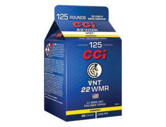 CCI 22 WMR 30 Grain VNT Varmint Tipped Pour Pack (125 Rounds)