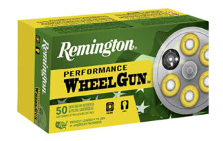 Remington Performance WheelGun .45 Long Colt 225 gr Lead Semi Wadcutter (SWC), 50 Rounds