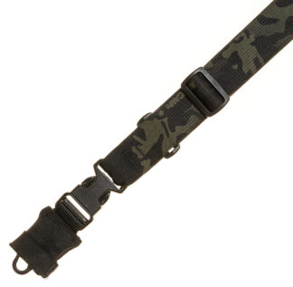 Tac Shield T6005MB CQB Single-Point Sling with HK Snap Hook, Multicam Black