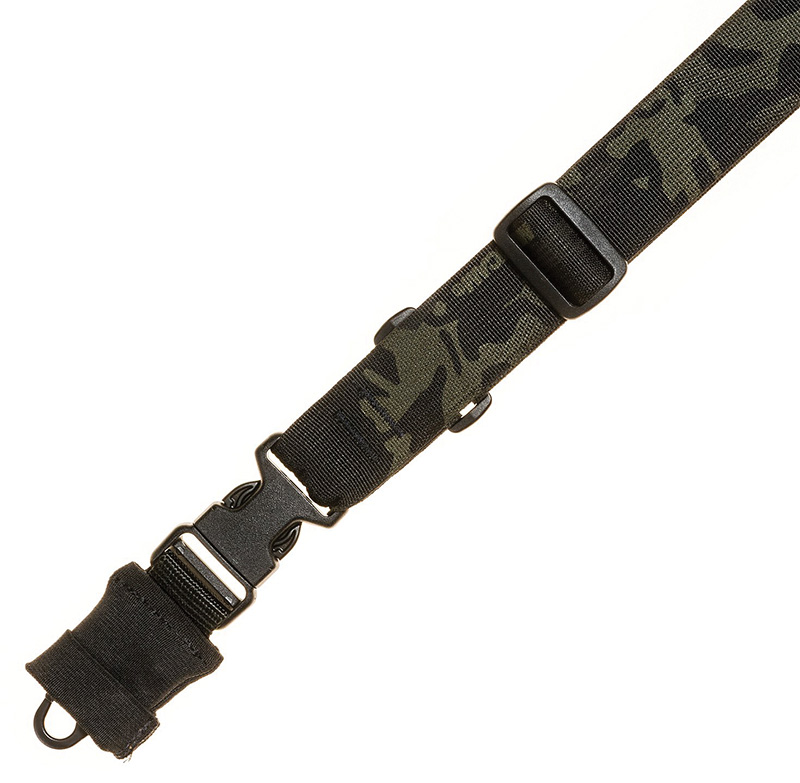 Tac Shield T6005MB CQB Single-Point Sling with HK Snap Hook, Multicam Black
