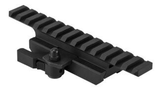 NCStar QR Riser Gen2 Locking/Quick Detach Picatinny Riser 0.75 in Black for AR-15