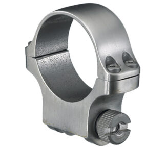 Ruger 90285 4K30 Standard 30mm Medium Scope Ring, Stainless/Silver Finish