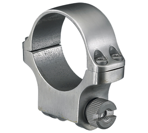 Ruger 90285 4K30 Standard 30mm Medium Scope Ring, Stainless/Silver Finish