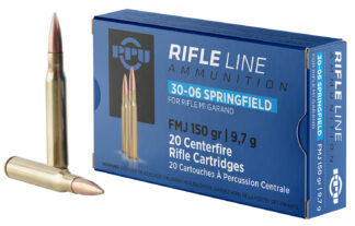 PPU Standard Rifle .30-06 Springfield 150 gr FMJ 20-Round Box