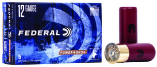 Federal Power-Shok 12 Gauge 2.75 in 1 oz 438 gr Sabot Slug Hollow Point, 5rd