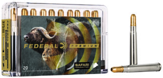 Federal P375T2 .375 H&H Magnum 300 Grain Trophy Bonded Sledgehammer Solid, 20 Rounds
