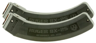 Ruger BX-25 Detachable .22 LR Magazine 25 Rounds (2-Pack) for 10/22
