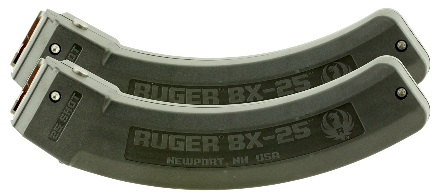 Ruger BX-25 Detachable .22 LR Magazine 25 Rounds (2-Pack) for 10/22