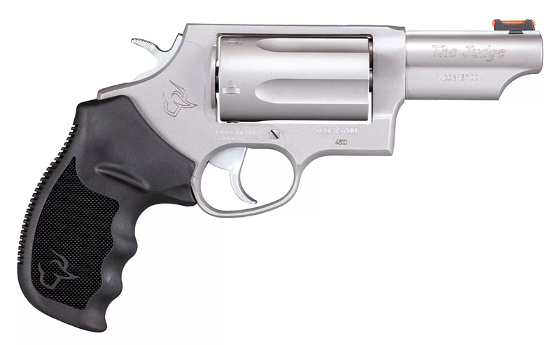 Taurus Judge .45 Long Colt/.410 Double-Action/Single-Action Revolver, 3 in, 5 Rounds, Matte Stainless