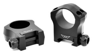 Warne Mountain Tech 1" High Matte Scope Rings (Picatinny/Weaver, Fixed)