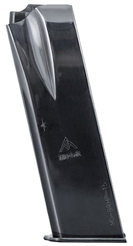 Mec-Gar MGBRHP15N 9mm 15-Round Nickel-Finished Hi-Power Magazine