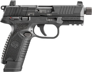 FN 502 Tactical 22 LR Single Action 4.6 in Threaded Barrel Black