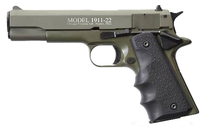 Chiappa Firearms 1911-22 .22 LR Semi-Auto 5" ODG Fixed Sights
